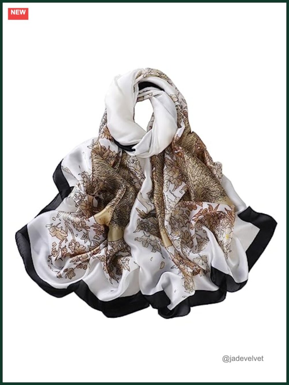 100% Mulberry Silk Long Scarf Shawl Wrap Lightweight Women's Fashion